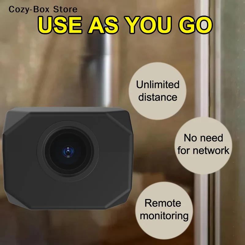 [ZY]4K HD Mini Camera WiFi IP APP Remote Monitoring Lightweight Portable Camcorder Smart Home Surveillance Security Camera[ZY]