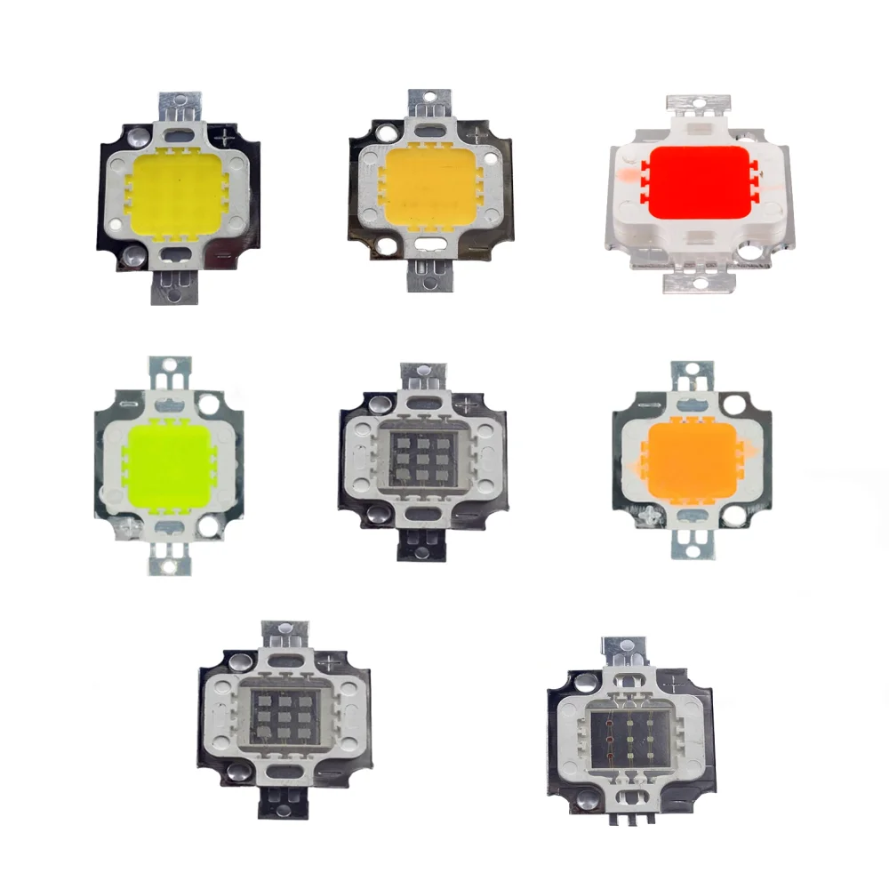 COB LED Chip Beads 12V 10W High Power Integrated Backlight SMD RGB Diode Lamps LED Matrix For DIY LED Floodlight Spotlight Bulbs