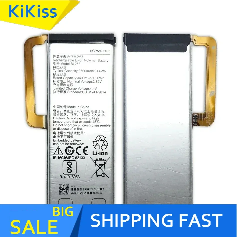 BL267 BL268 BL272 BL273 BL288 BL289 Battery For Lenovo Vibe ZUK Z2 K6 Power K33A42 K6 Note 5 Z5 L78011 L78012 K5 Play Batteries