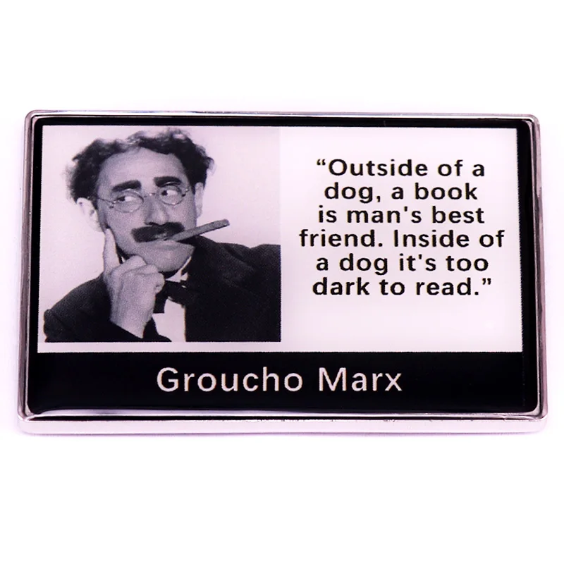 Comedian Groucho Marx Quote Refrigerator Magnet Humor Funny Quotes Refrigerator Decoration