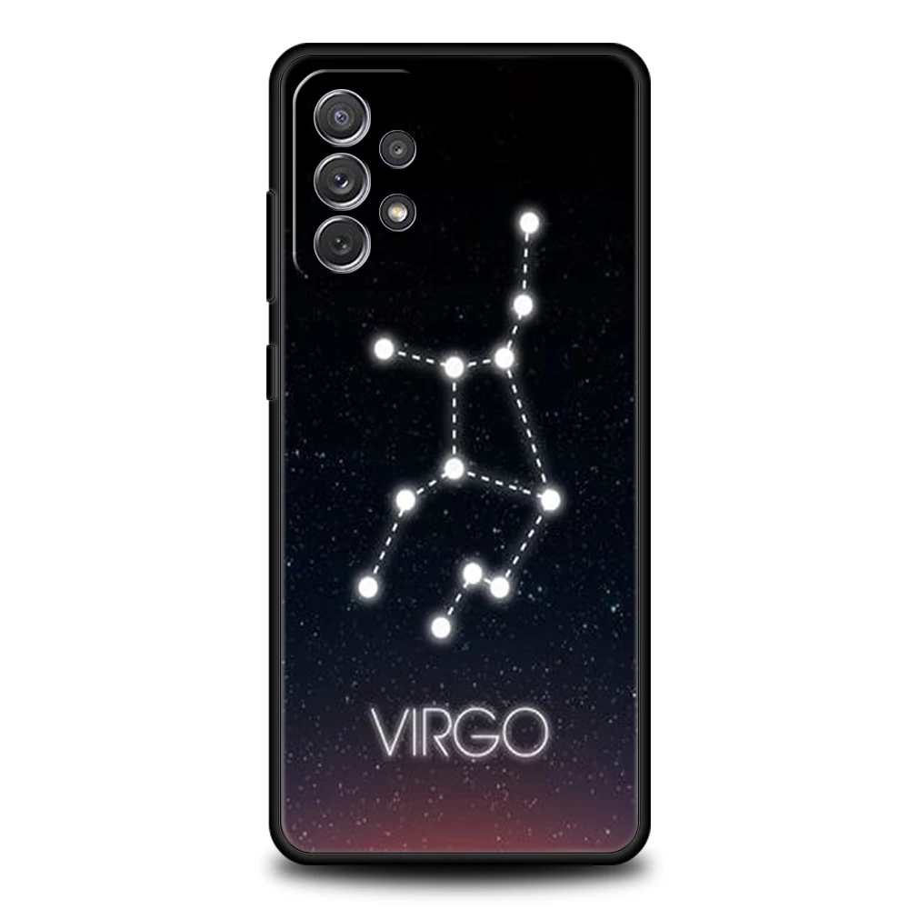 Konstellation Jungfrau Widder Handyhülle für Samsung Galaxy A55 A35 A15 A14 A25 A54 A51 A71 A72 A73 A32 A52 A52S A41 5G Soft Shell – Detail 4