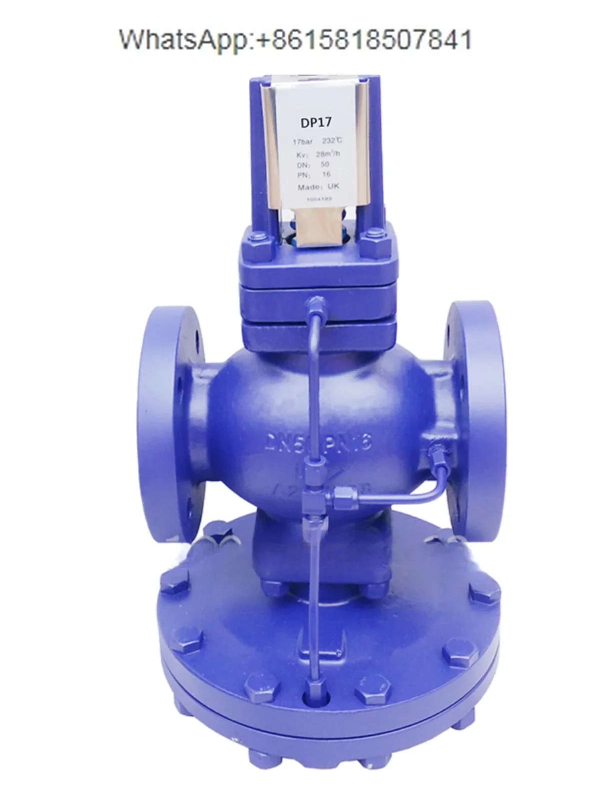 25P pilot valve metal diaphragm high sensitivity regulation pressure regulator DP17 steam pressure reducing valve