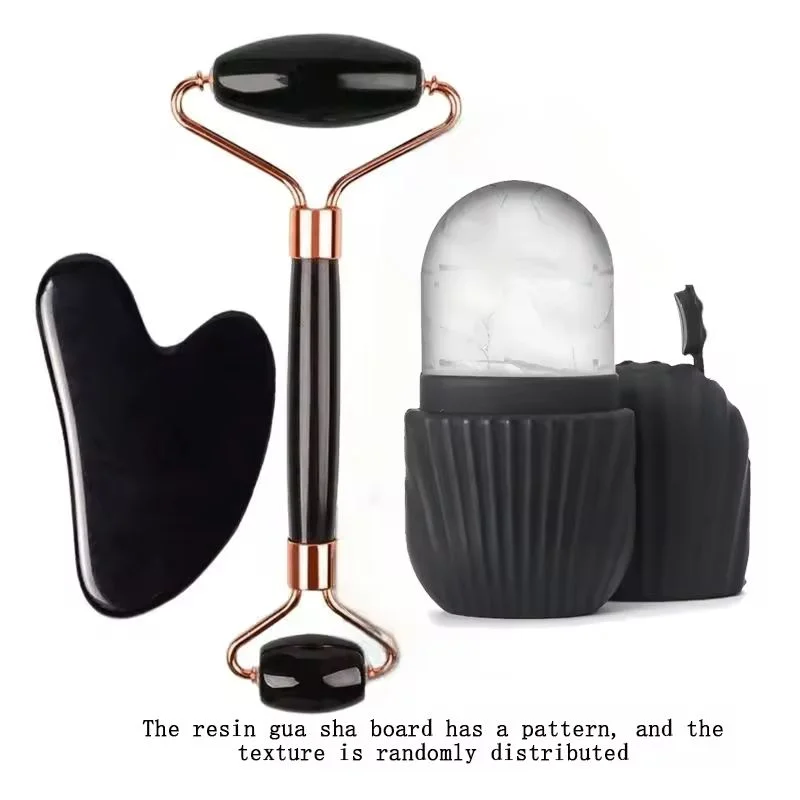 1/2/3 Stück Ice Face Roller Gesichtspflege Ice Roller Set, Gesichtsroller GuaSha FaceTool Set, Gesichtsmassage Roller Lifting Contouring – Detail 1