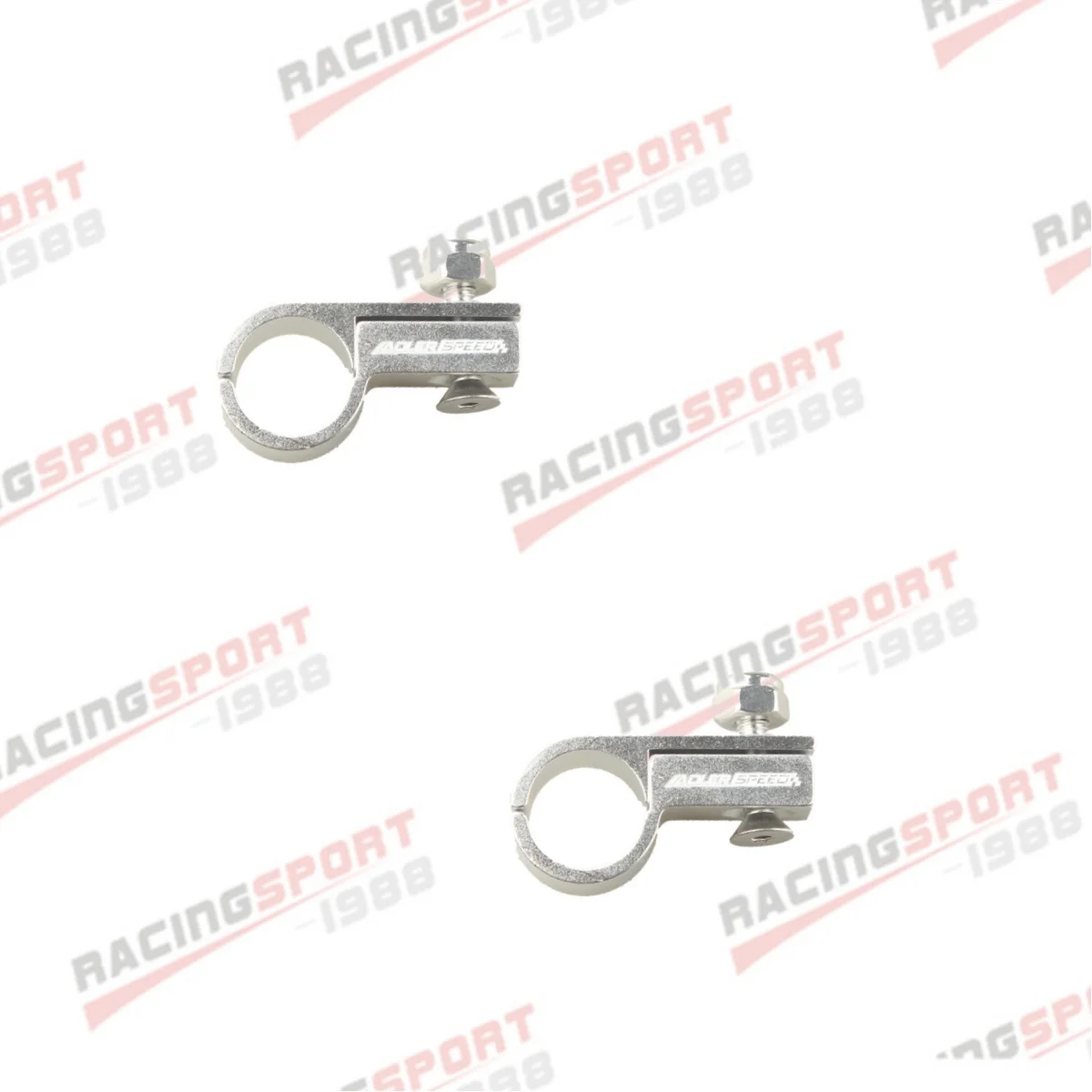 2pcs/pack Billet Aluminum Line P Clamps Clips To Suit: I.D. 4.8mm 6.4mm 7.9mm 9.5mm 11.1mm 14.3mm Tubing Line