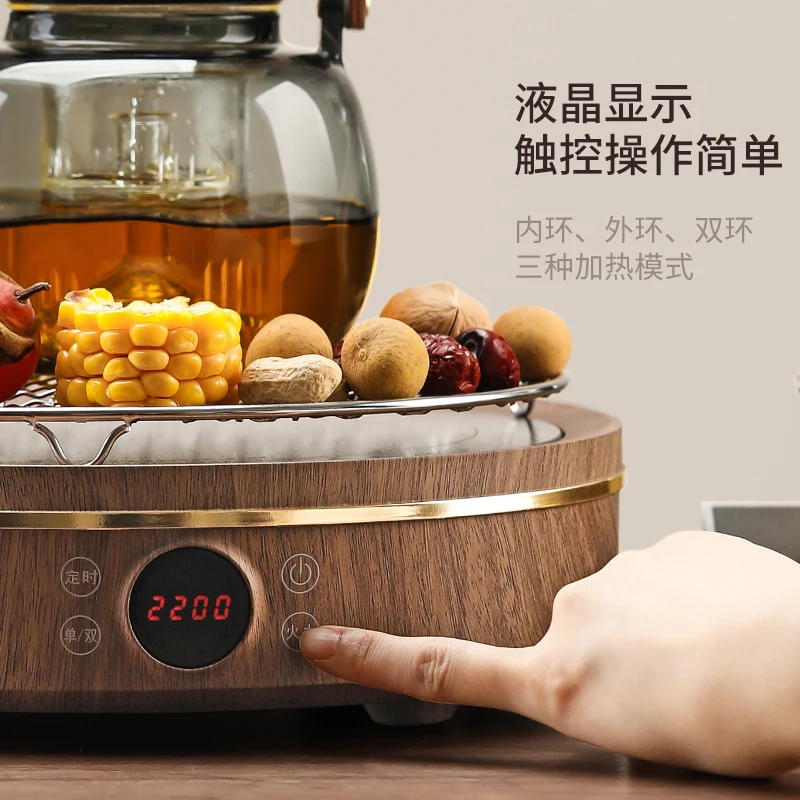 Furnace making tea Household indoor utensils Full set of Internet celebrities Electric stove Health pot Kettle Glass  maker