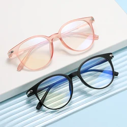 Horn Rimmed Gaming Glasses Clear Lens Blue Light Blocking Glasses For Home Office School