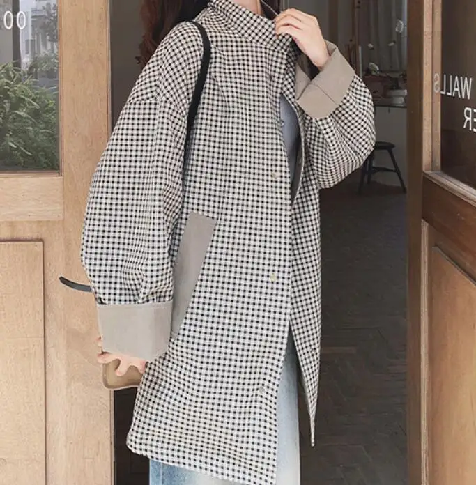 SuperAen 2025 春と秋の新作シンプルな女性の 1 ボタン中長ブレザー ジャケット