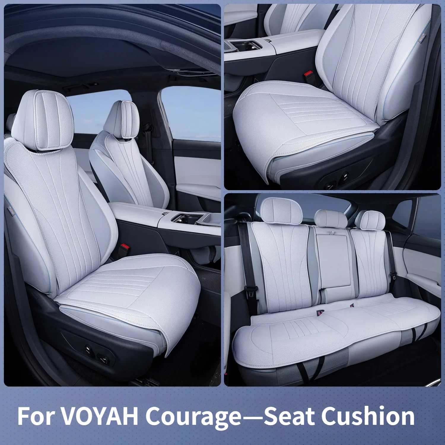 

For VOYAH Courage Car Full Surround Seat Cushion All-Season Universal Comfortable and Breathable Car Interior Seat Accessories