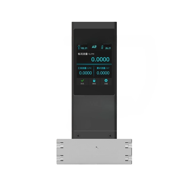 P450 Laminar Flow Differential Pressure Portable Mass Flowmeter Atmospheric Operation and  Calibration Intelligent Calibration