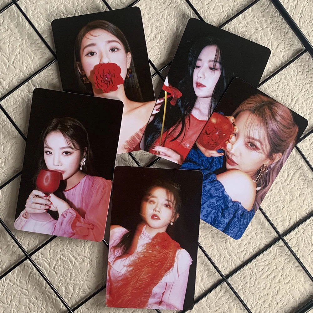 10pcs Kpop (G)I-DLE Photocard Albums I Burn Lomo Card Jeon So-yeon Minnie Cho Mi Yeon YUQI Yeh Shuhua Double-sided Postcard