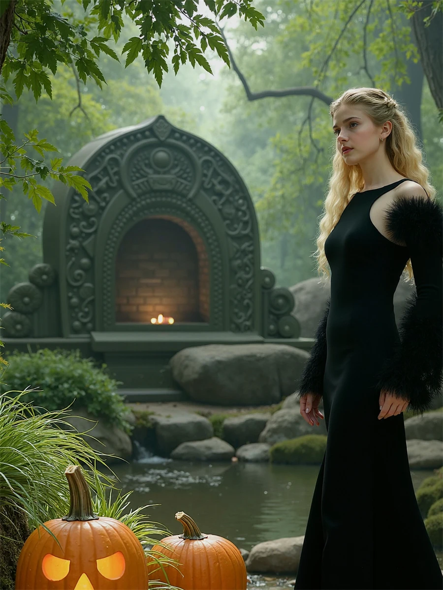 Jurken Dames Georgette Bodycon Midi-jurk met zijsplit en vierkante hals voor kantoor Moderne vrouwelijke minimalistische dagelijkse stijl