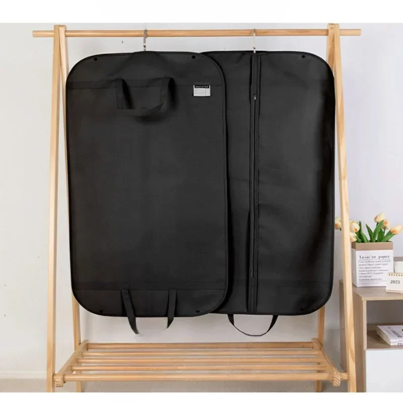 

Dustproof Clothing Covers Western Suit Dust Cover Coat Storage Bag Wreath Letter Protector Hanging Garment Bags Closet Organizer