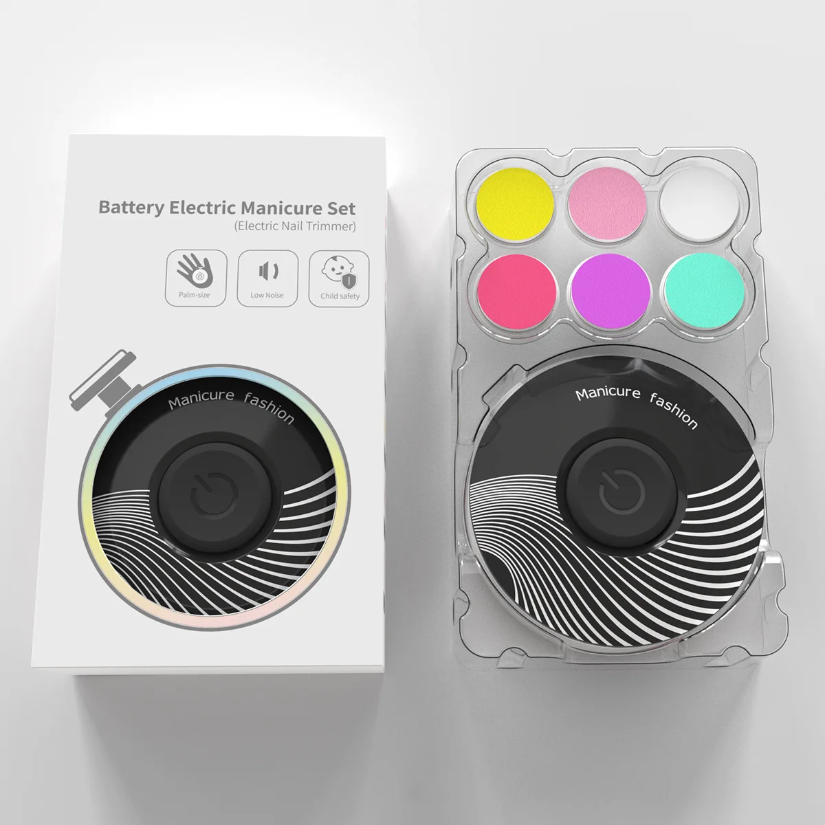 

Baby & Child Electric Nail File – Safe & Gentle Nail Trimmer Set with Clipper & Scissors, Rechargeable Nail Care Tool for Infant