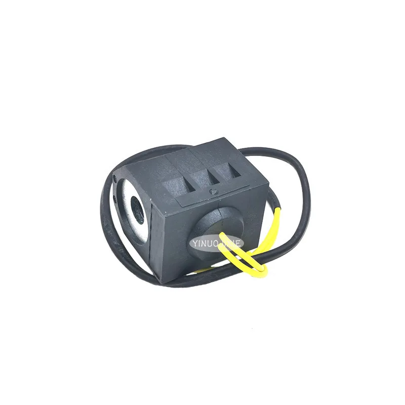 DH220-5 Excavator Pilot Lock Solenoid Valve Coil 12V/24V Height 52mm Hole Spacing 13-mm Industrial Construction Machinery