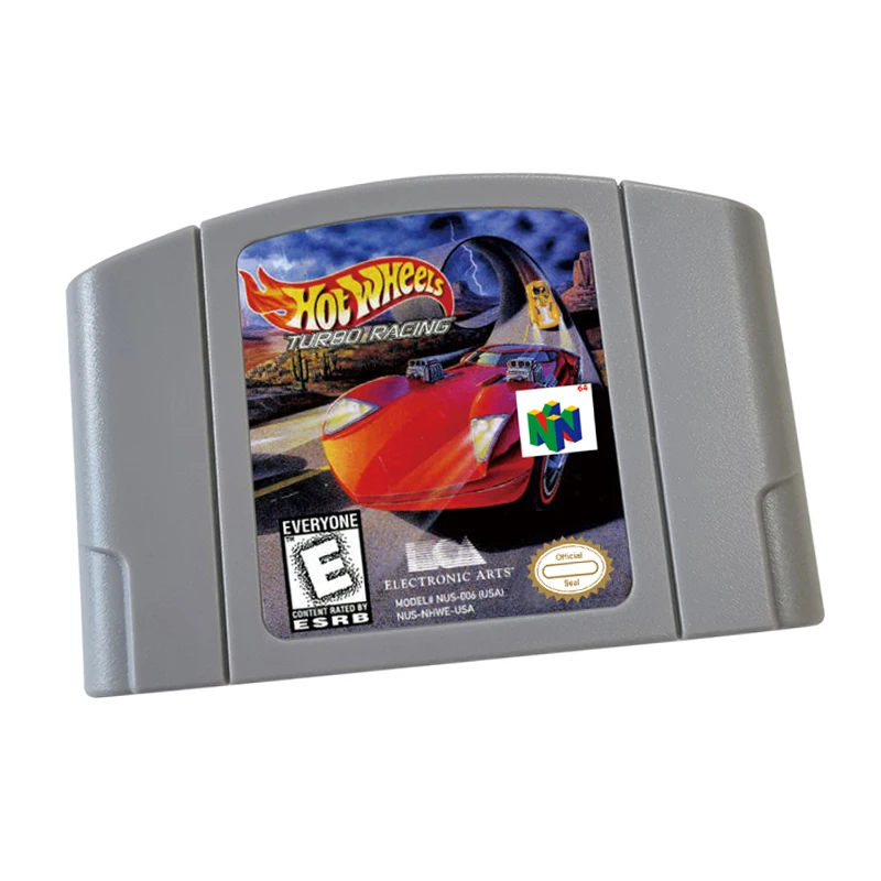 The Hot Wheels - Turbo Racing N64 Game Cartridge Console US Version / N64 Game
