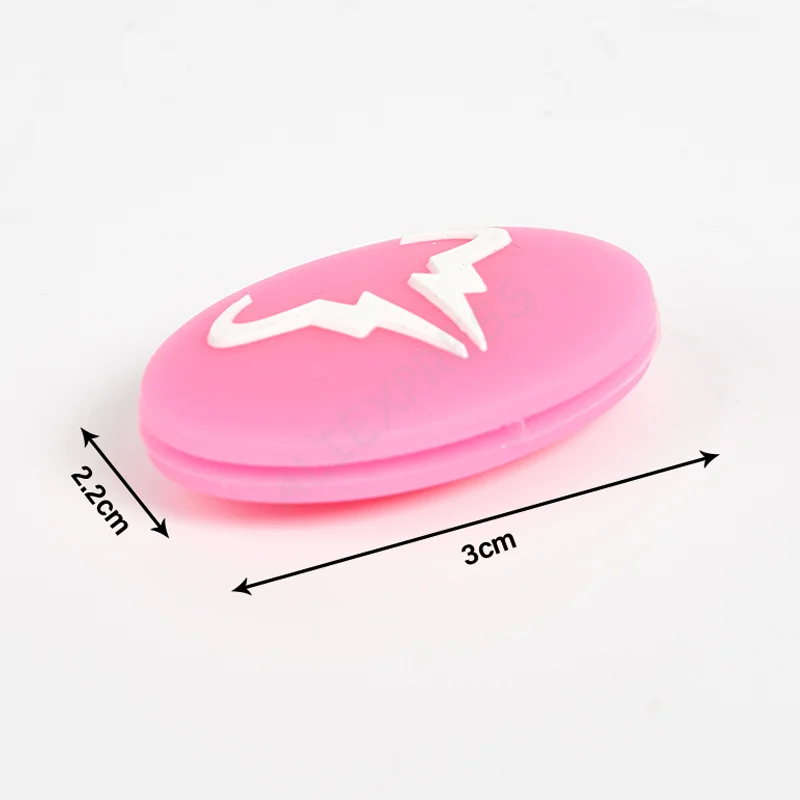 เทนนิสการ์ตูนแร็กเก็ตโช้คอัพการสั่นสะเทือน Dampeners ซิลิโคนทนทานเทนนิสอุปกรณ์เสริม