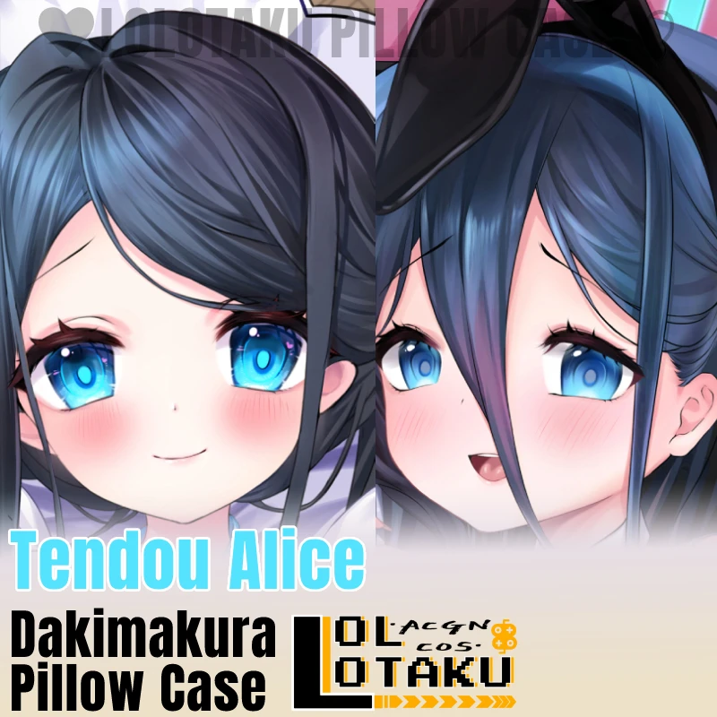 

Tendou Alice Dakimakura Blue Archive Game Hugging Full Body Sexy Pillow Case Cushion Cover Pillowcase Home Bedding Decor Gift