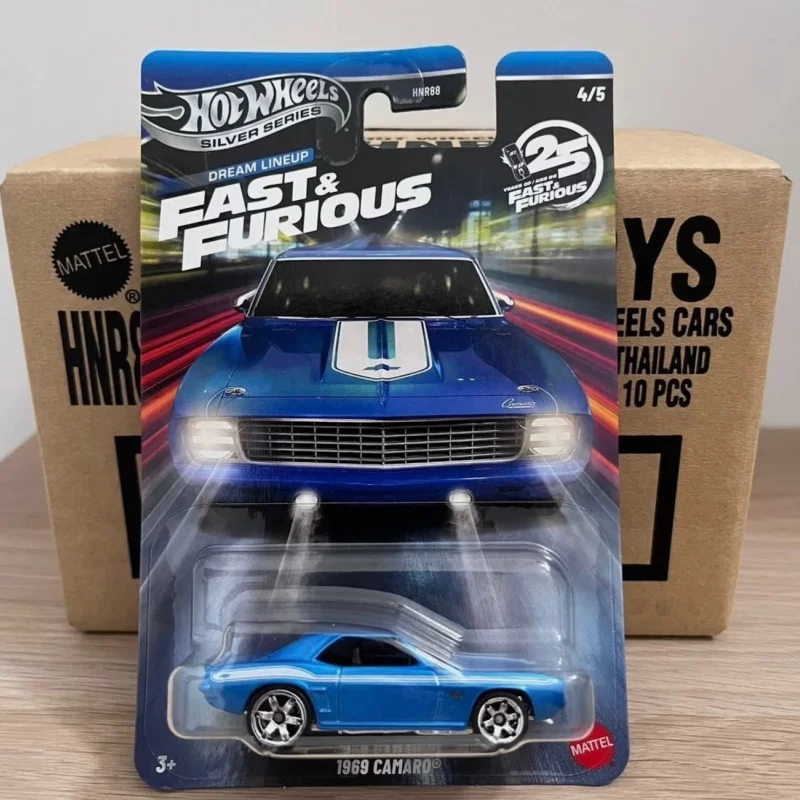 New Hot Wheels Fast & Furious HNR88-N Subaru IMPREZA Chevy Fleetline Mustang Camaro Nissan 1:64 Diecast Car Model Collection Toy view 2
