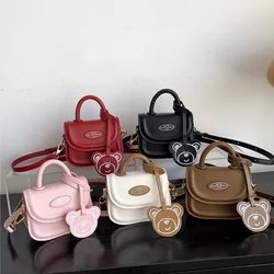 New Classic Children Handbags Kids Small Square Bags Beautiful Cute Mini Crossbody Bag Girl Shoulder Bag