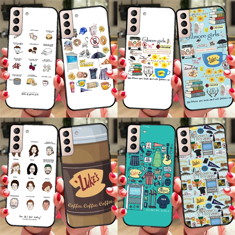 Gilmore Girls Collage Case For Samsung Galaxy S23 S22 Ultra S20 FE S21 Ultra Note 20 S8 S9 S10 Note 10 Plus Coque