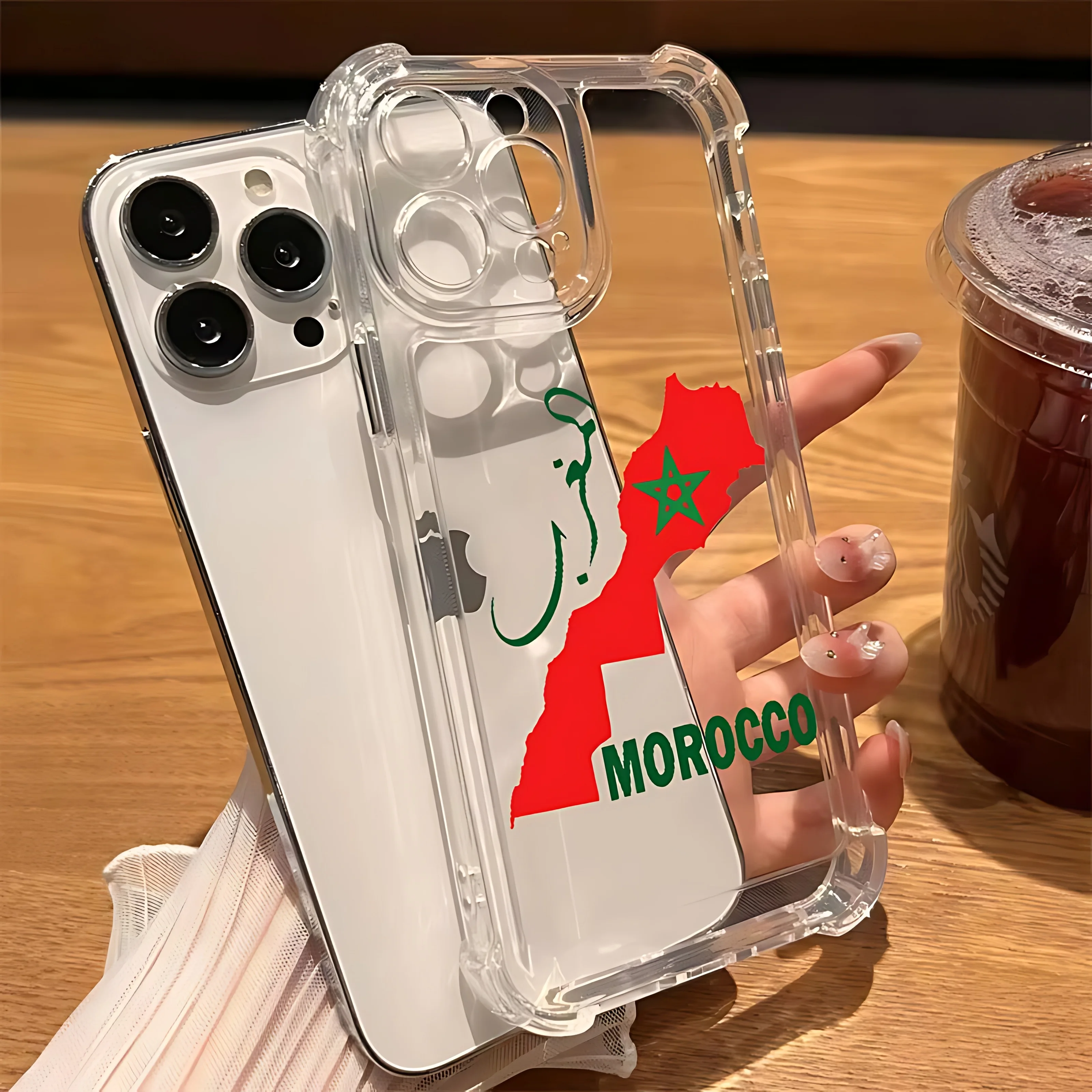 모로코 국기 여권 코트 디자인 폰 케이스 (아이폰 17 - Travel Accessories Iphone 리뷰 및 가격