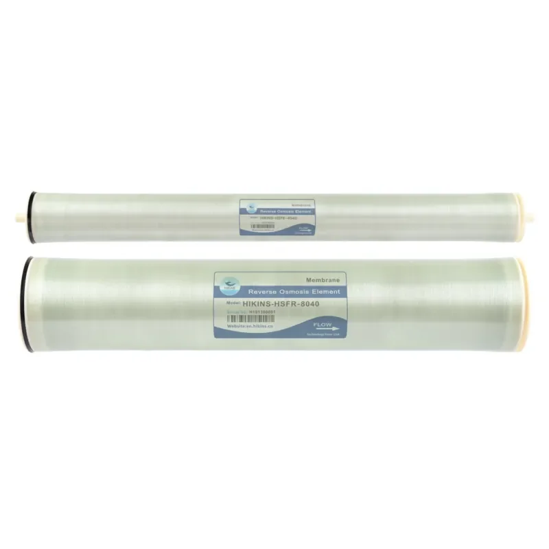 HSFR-8040 Hikins Polyamide High Salinity Spiral Wound Reverse Osmosis RO Membrane Element Low Fouling Industrial Purposes NSF