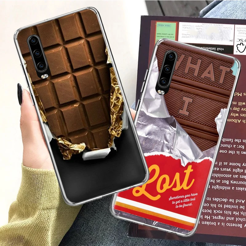 Chocolate Nutella Phone Case For Huawei P30 Lite P10 P20 P40 P50 Cover Mate 40 Pro 10 20 30 Capa Coque Shell