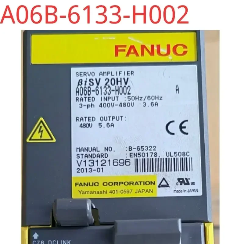 A06B-6133-H002 second-hand tested ok  Servo Drive in good Condition