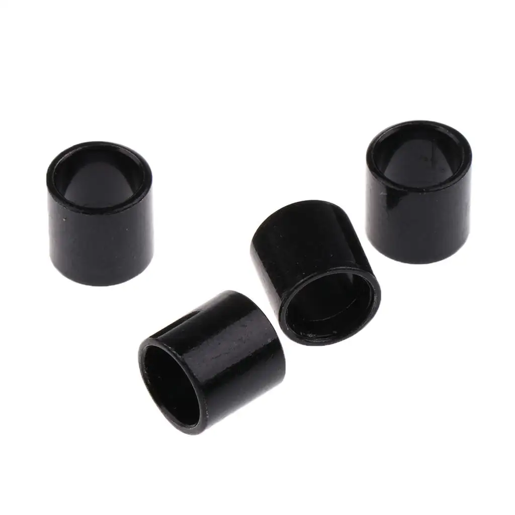 4 buah spacer bantalan logam papan panjang Skateboard 0.39X0.39 inci