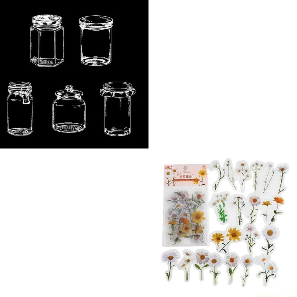 20/40 Sheets Flower Bookmarks Handmade Dried Flower Book Markers Page Markers