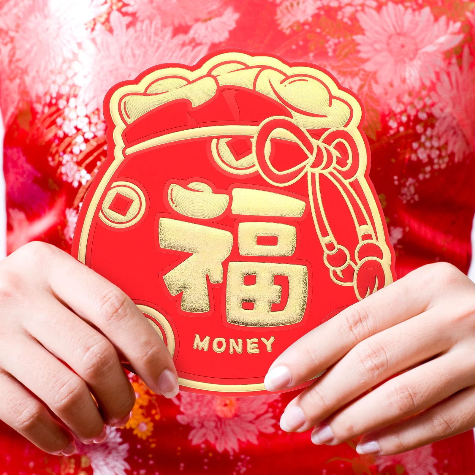 

12pcs Red Envelopes 2024 New Year Money Packets Spring Festival Gift Creative Paper Red Packets Dragon Pattern Chinese Style
