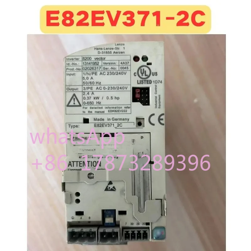 

Used Frequency Converter E82EV371-2C E82EV371 2C Normal Function Tested OK