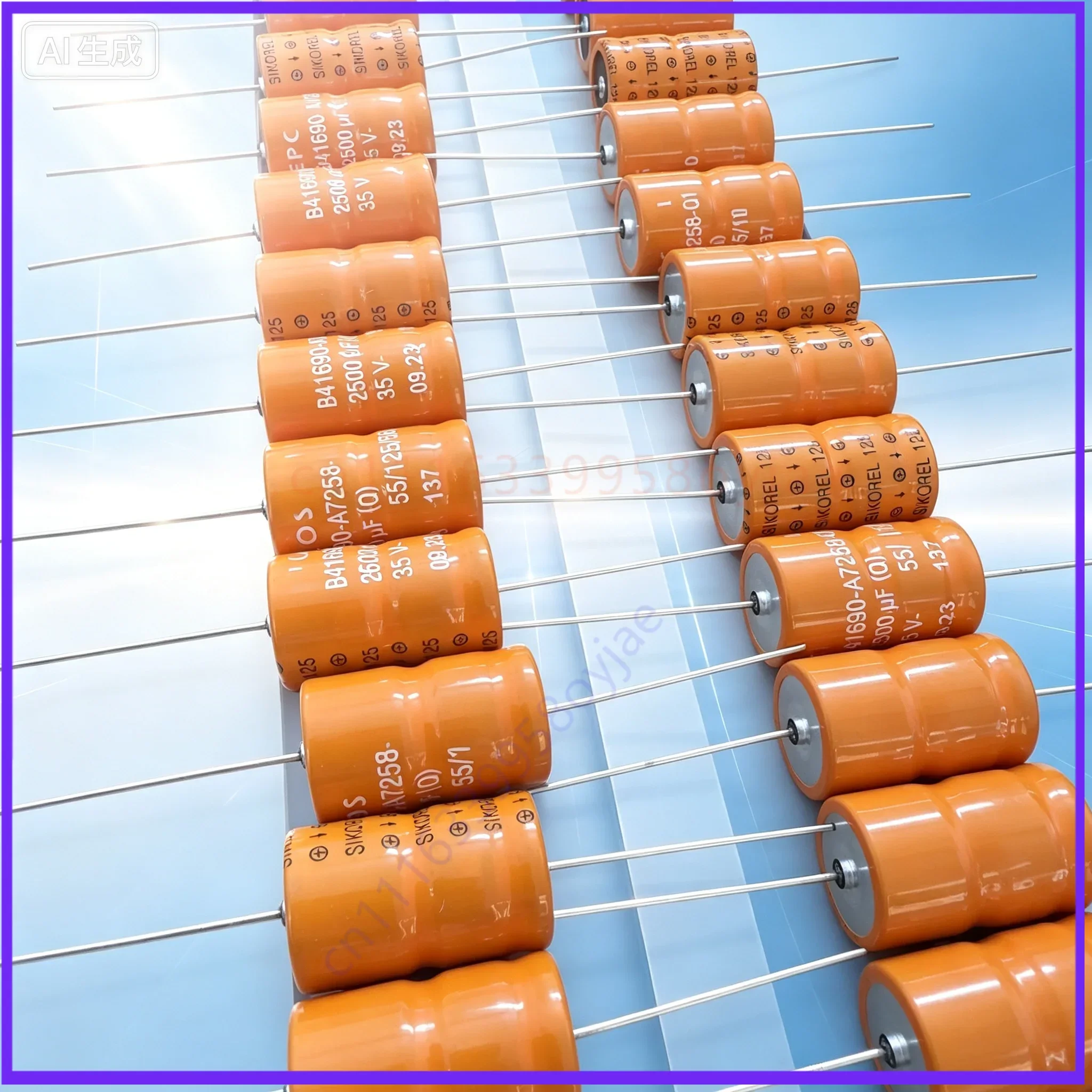 Electrolytic for EPCOS B41690A7258Q001 Q Grade 35V 2500UF Automotive Copper Lead High Temp Filter Capacitor  10pcs
