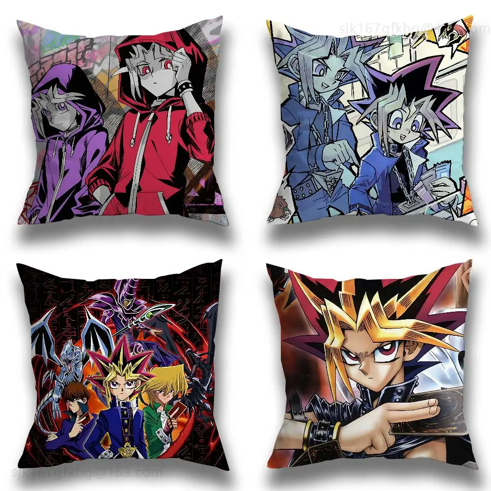

Yu-Gi-Oh Anime Pillow Case Sofa Living Room Bedroom Headboard Backrest Cushion Square Cushion Nap Time