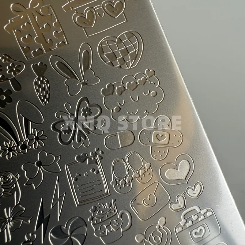 XMQ NAIL ART STAMPING PLATAS L - Nail Art France reseña y precio