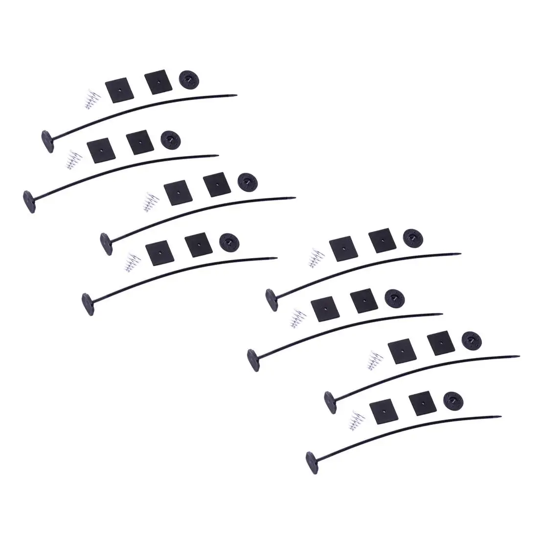 

4 комплекта универсального электрического радиатора, охлаждающий вентилятор, зажим для ремня, пружинный монтажный комплект