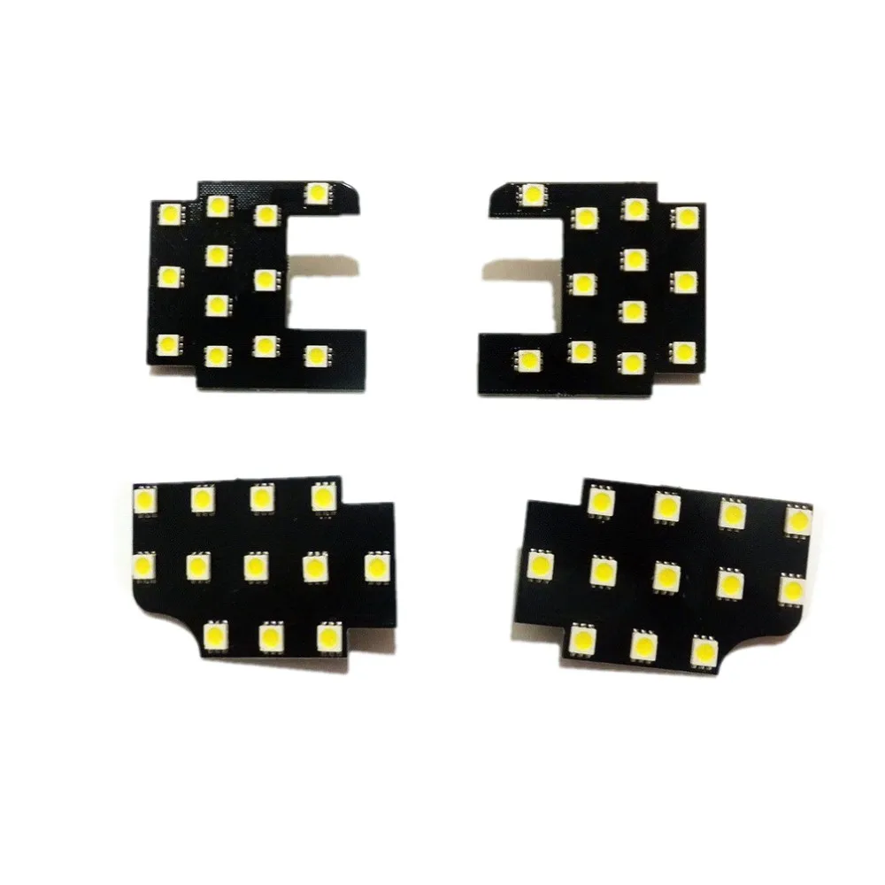 July King LED-Auto-Innen-Leseleuchten-Hülle für Mazda 3 Axela 6 Atenza CX-5 2013–2020, 6000 K Innenkuppel-Kartenlicht, 4 Stück/Set