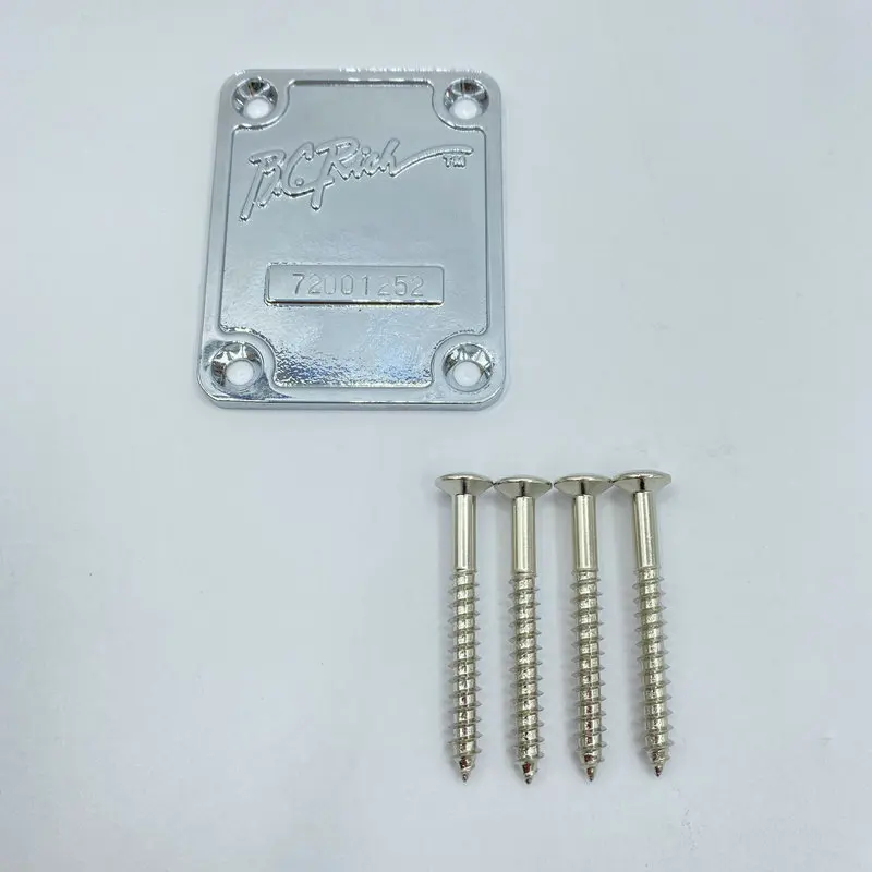 Korea made BCRICH original electric guitar neck plate with screws one sets different series No.