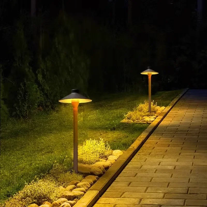 

LED Outdoor Waterproof Lawn Light Garden Creative Umbrella Light Corridor Guide Light Courtyard Landscape Plug in Lamp