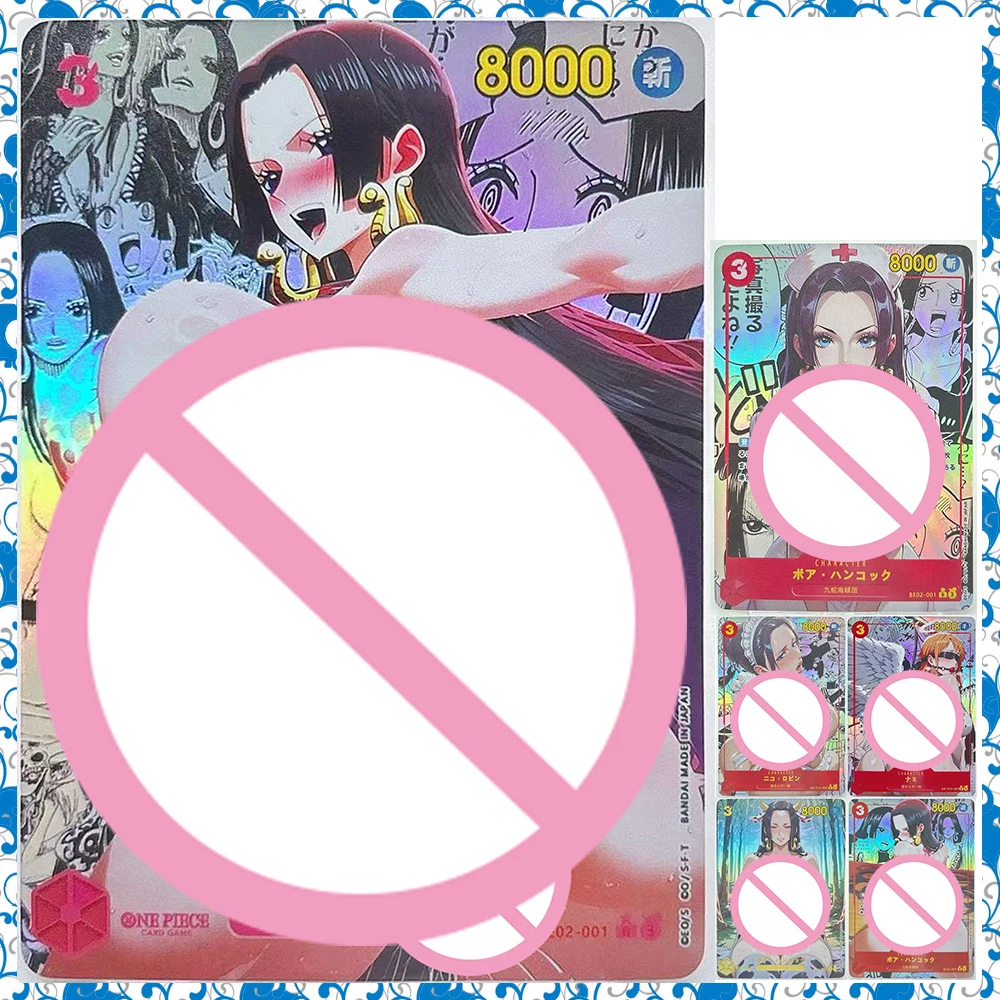 Boa Hancock Vinsmoke Reiju Collectibles Card DIY ACG Goddess Story One Piece Anime Sexy Boys Games Toys Festivals Birthday Gifts