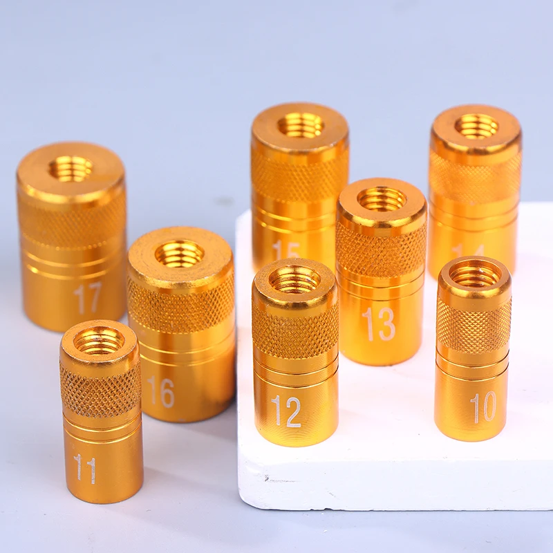 2Pcs Fishing Landing Net Screw Connector 10-17CM Rod Adapter Universal DIY Net Head Connecting Fishing Tackle