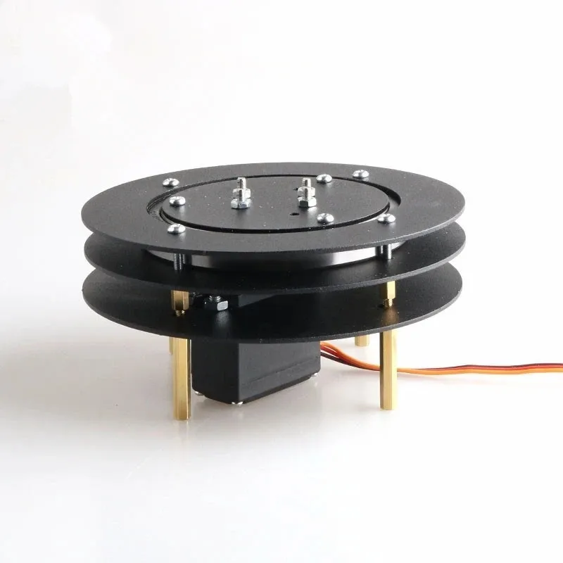 2 DOF แขนหุ่นยนต์พวงมาลัยเกียร์หุ่นยนต์ Manipulator Servo Turntable ฐานกรอบแขนหุ่นยนต์ฐานของเล่น