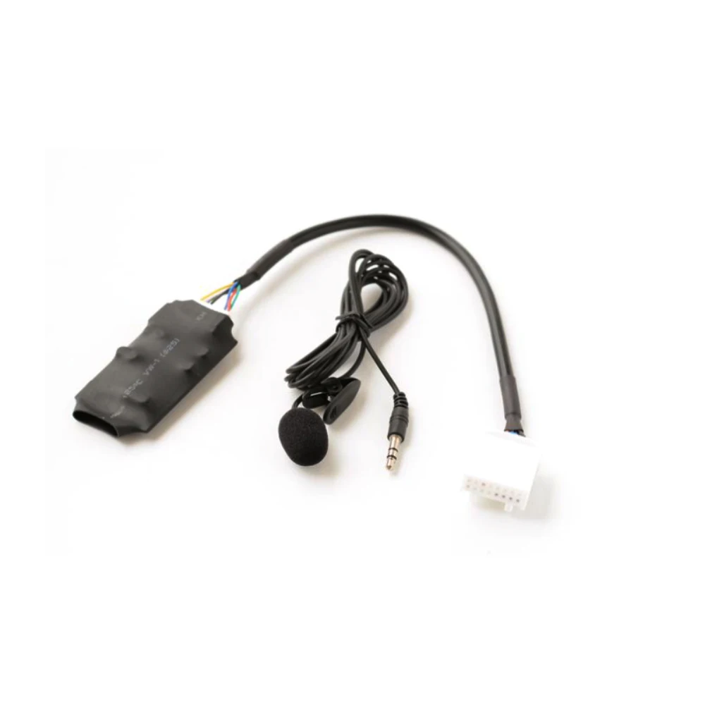 Zestaw samochodowy Bluetooth 5.0 Adapter audio AUX Mikrofon głośnomówiący 3,5 mm Kabel sterujący do kierownicy Mazda 3 5 6 MPV CX7 Adaptery — zdjęcie 4