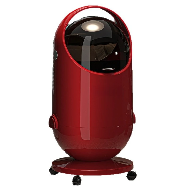 Stylish Step-On Trash Can, Creative Touch-Top Bin with Lid, Large Capacity Plastic Wastebasket for Home Office Kitchen Bathroom
