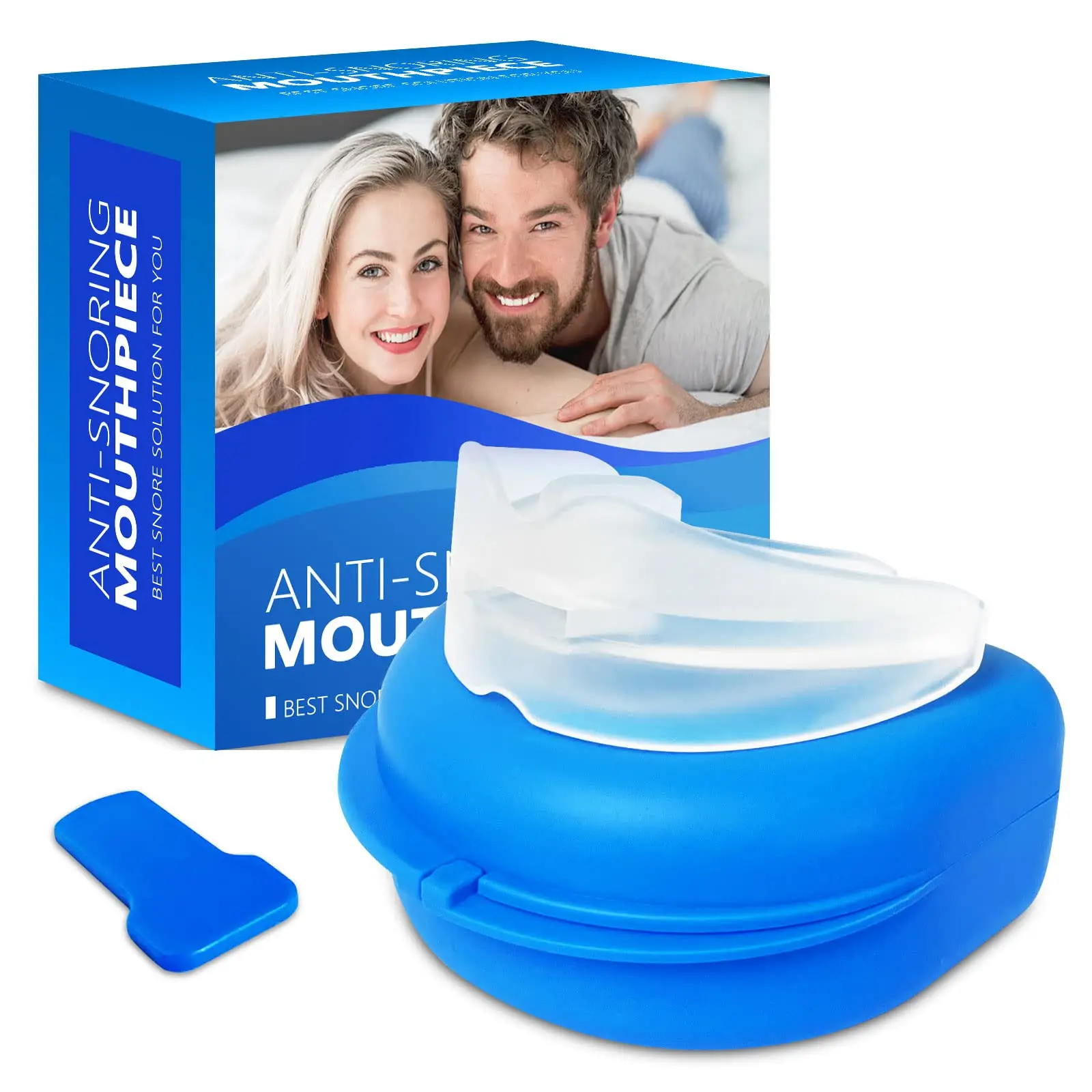 1/2/3/4/5 pcs Anti Snoring Device, Anti Snoring Mouthpiece Device Mouth Guard - Effective Anti Snore Solution for Men and Women