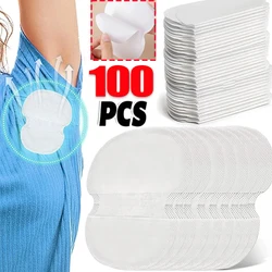 10/100pcs Unisex Sweat Pads Summer Deodorants Underarm Anti Perspiration Sweat Pads Disposable Armpit Absorb Useful Shield Pads