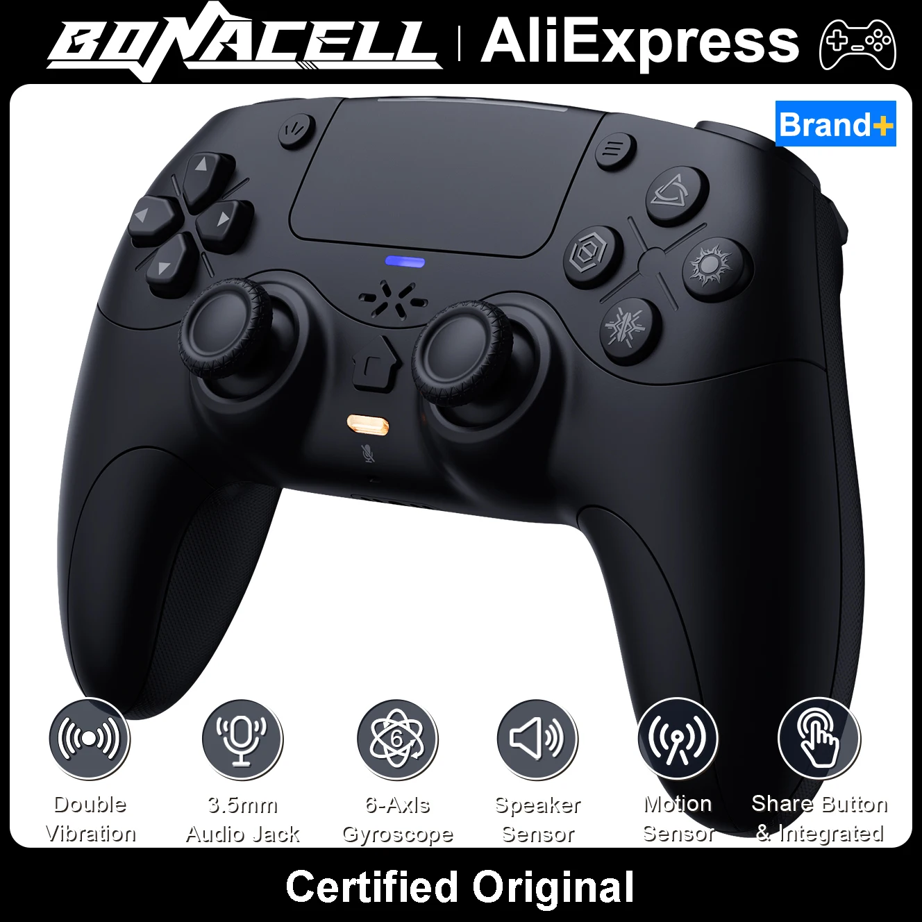 for-ps5-playstation-5-pc-steam-bt-wireless-controller-hall-effect-marco-turbo-gamepads-anti-drifit-external-mic-game-joystick