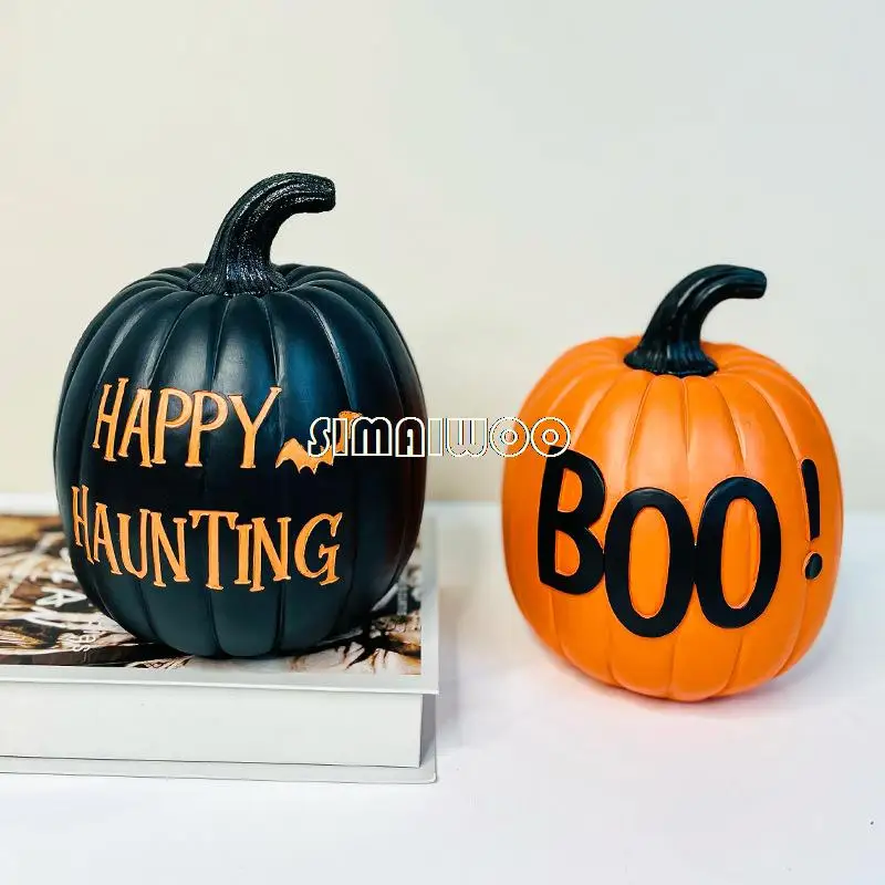 

Creative Resin Material Pumpkin Halloween Horror And Prank Atmosphere Indoor Outdoor Series Decorative Gifts