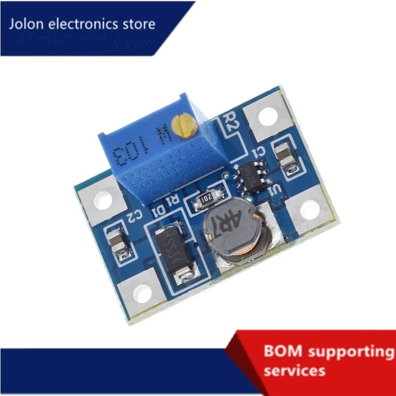 Регулируемая конструкция 2-24 в a 2-28 в, 2A, DC-DC, SX1308