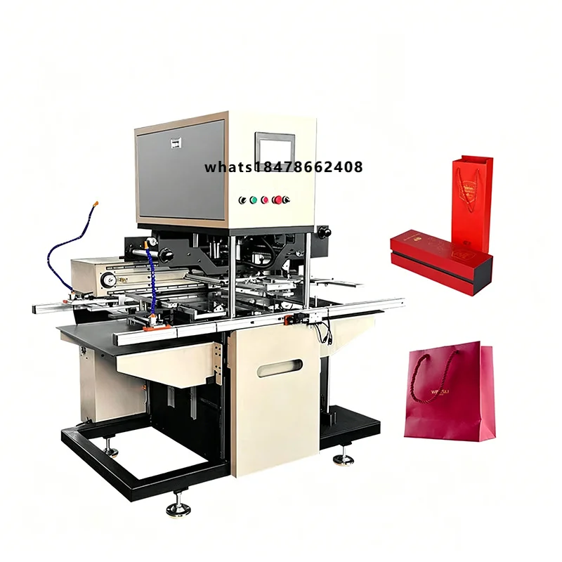 Automatic Plate Type Hot Stamping Machine Leather Wedding Card Logo Hardcover Foil Hot Stamping Machine for Paper